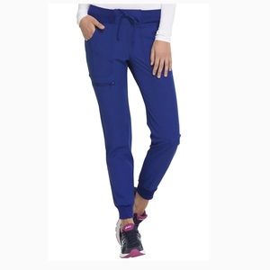 Royal blue scrub joggers